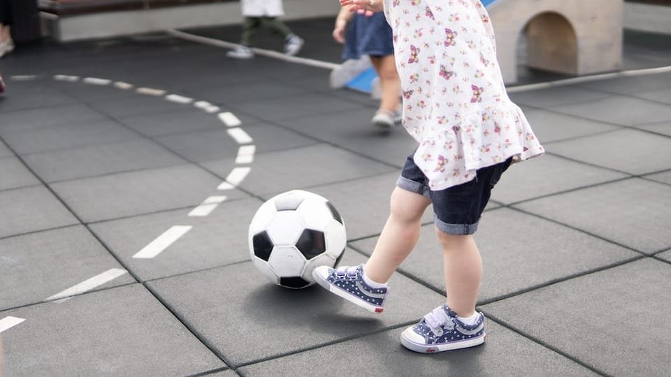 Outdoor play area