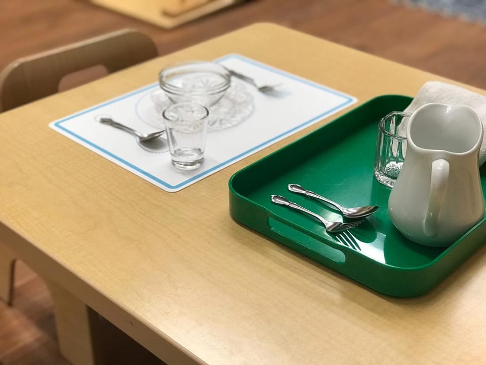 Toddler practical life work