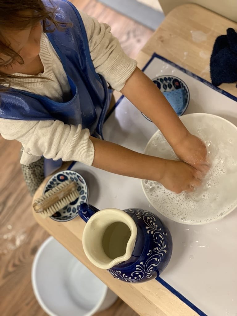 Toddler classroom work